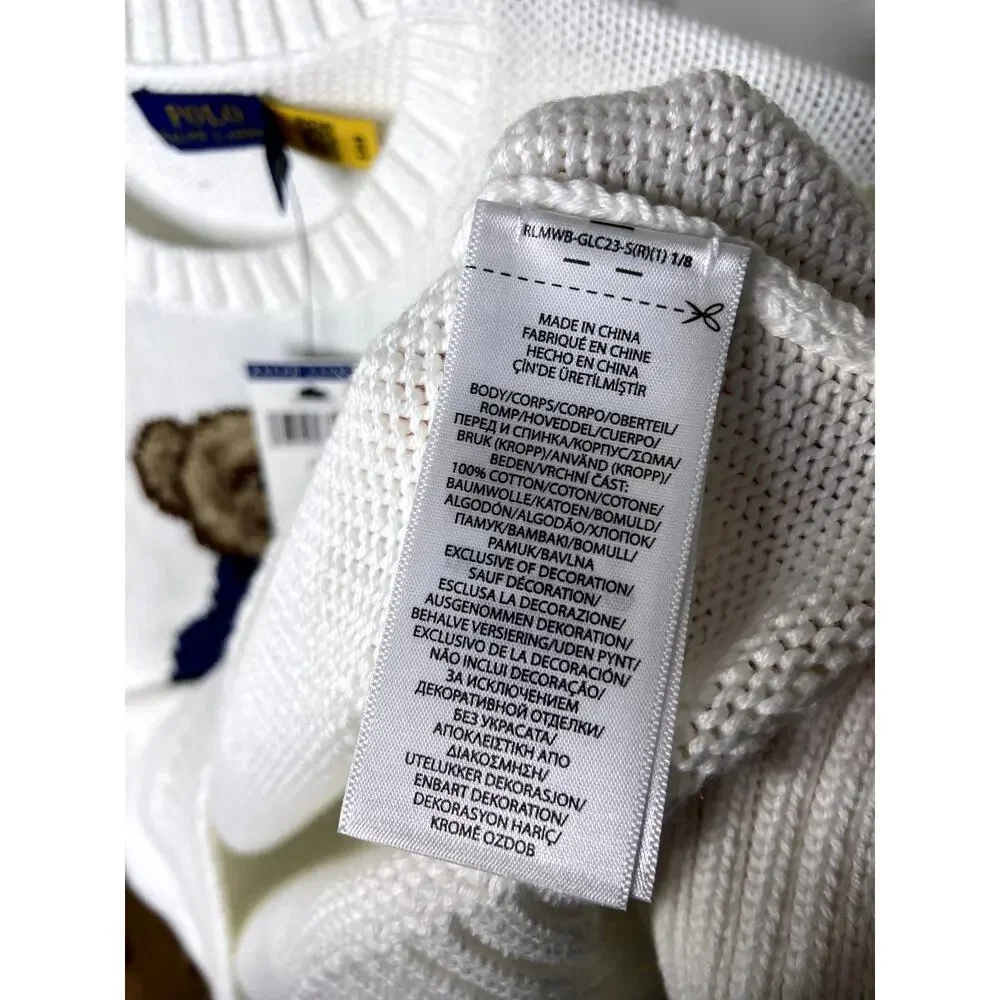 Polo Ralph Lauren Bear Sweater size S small - Picture 4 of 4